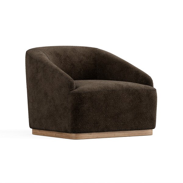 Alfie Swivel Chair (Umber Brushed Blend)